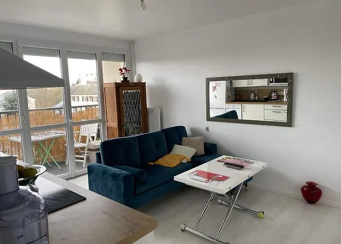 Апартаменты Calme Et Ensoleille Эрувиль-Сен-Клер